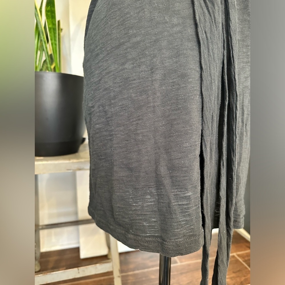 J crew XXS Short-sleeve striped tie-waist T-shirt dress black - Picture 2 of 12